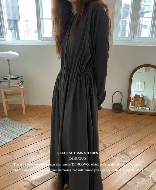 [REKOI DI NUOVO] STRING MAXI DRESS (3color)